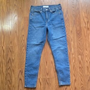 **SOLD** Topshop Blue Skinny Jeans